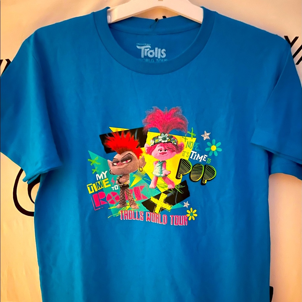 Trolls World Tour Shirt (Kids Large)